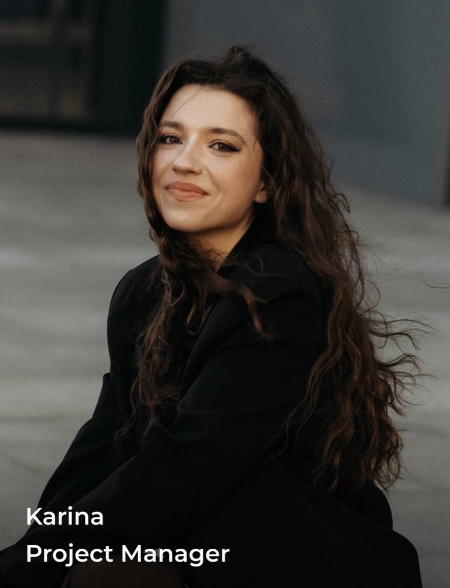 Portrait of Karina, Project Manager at Yepanoff